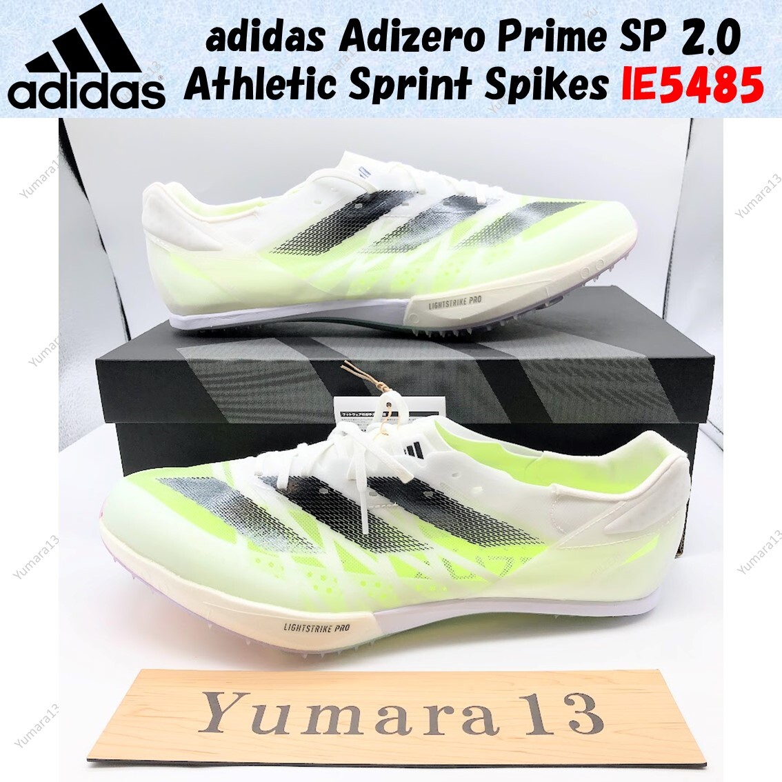 その他 adidas adizero tempo L a185 01 6054 adidas Adizero Prime Sp 2.0 'White Black' IE5485