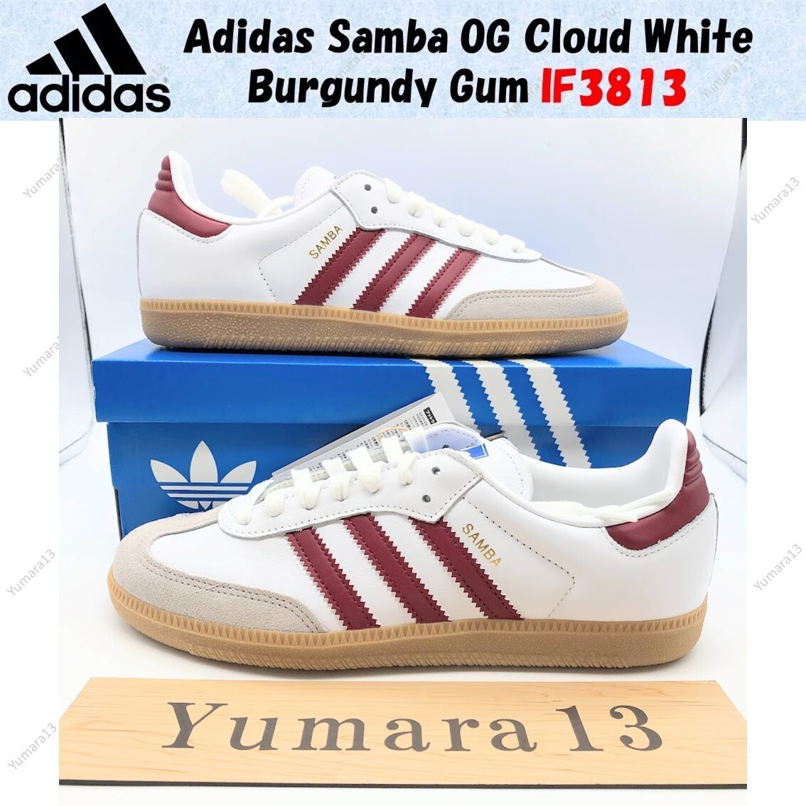 【ADIDAS】17-21 SAMBA OG C Adidas Samba OG C Vegan Black Grey White Shoes GZ8349 Youth