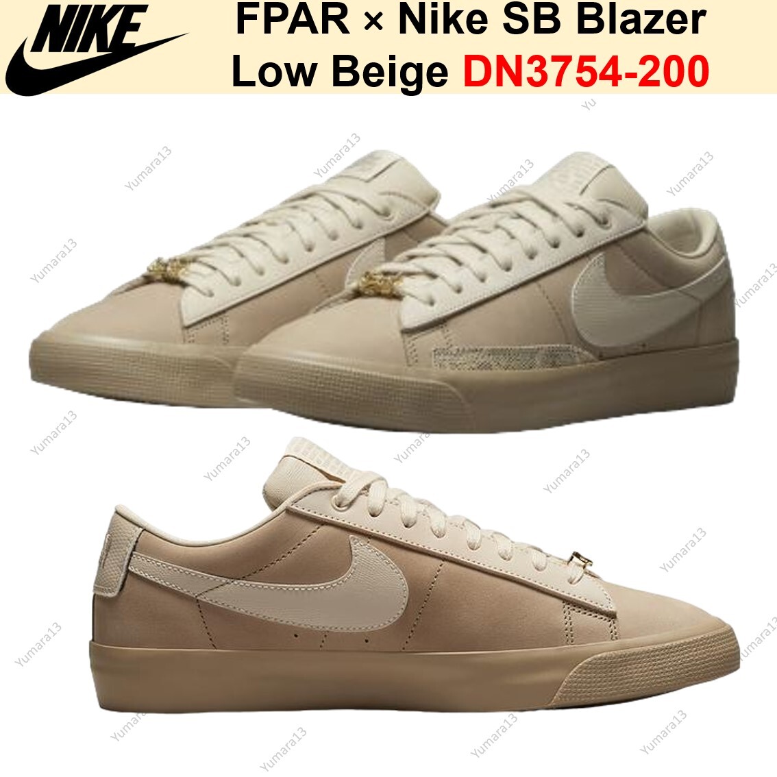 FPAR × NikeSB Blazer Low ベージュ DN3754-200 FPAR × Nike SB Blazer Low Beige DN3754-200 Men's Size | eBay