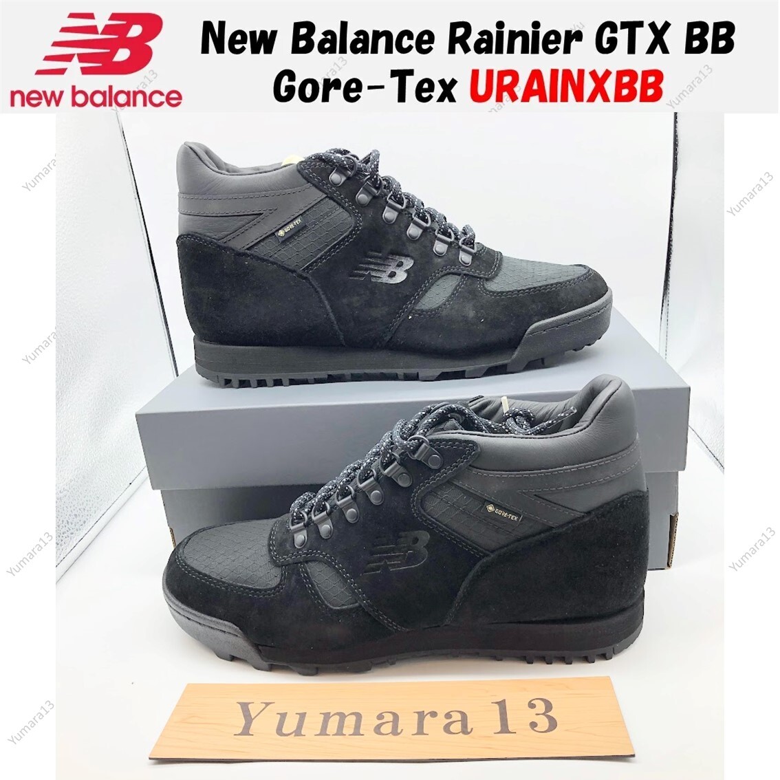 【大好評⭐︎】New Balance Rainier GTX AN【28,0㎝】 New Balance Rainier GTX 'Black' URAINXBB