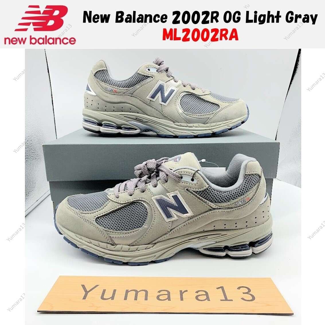 ☆NEW BALANCES☆ 2002 Sneakers Unisex ML2002RA New Balance 2002R OG Light Gray ML2002RA Men's Size | eBay