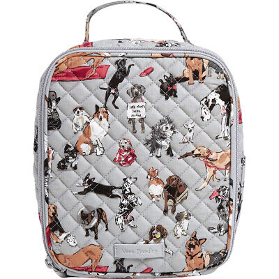 VERA BRADLEY Lunch Bunch Tote BEST IN SHOW Dogs Limited Edition School Bag NEW