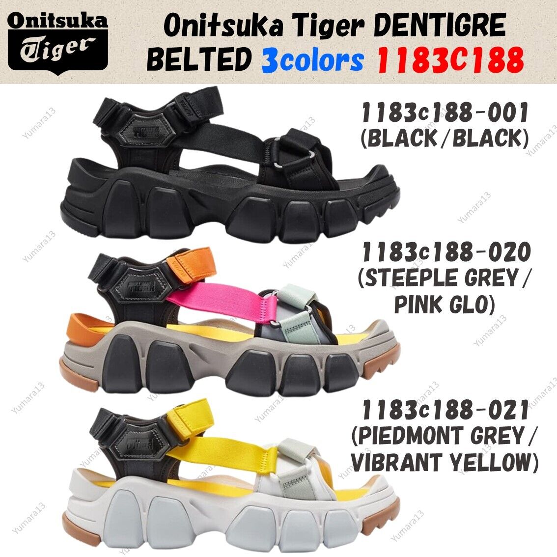 Onitsuka Tiger DENTIGRE BELTED 3colors 1183C188-001,020,021 Onitsuka Tiger DENTIGRE BELTED 3colors 1183C188-001,020,021