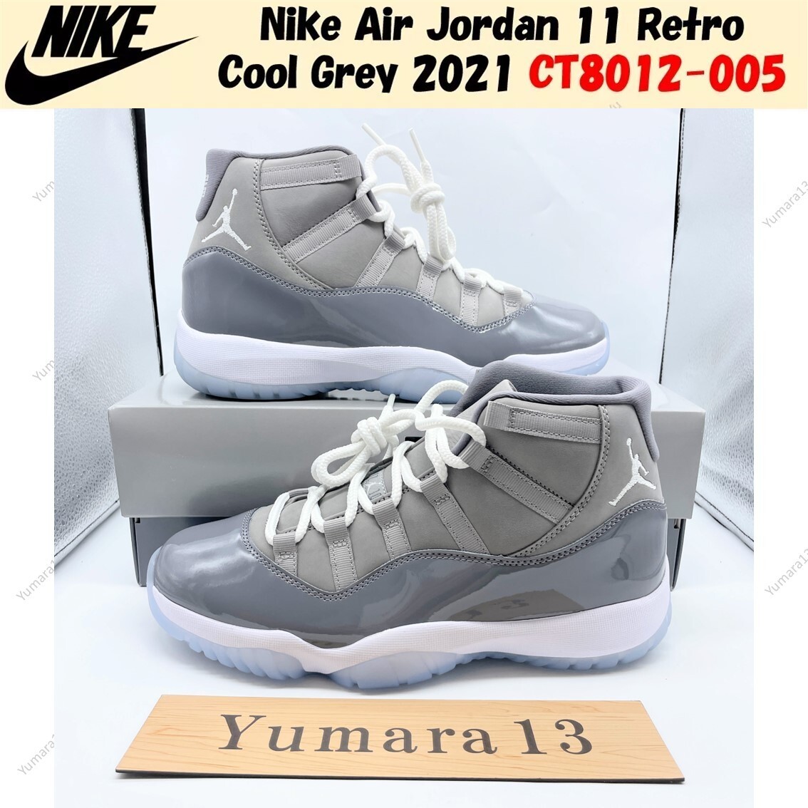 Nike Air Jordan 11 Retro Cool Grey 2021 CT8012-005 Men's
