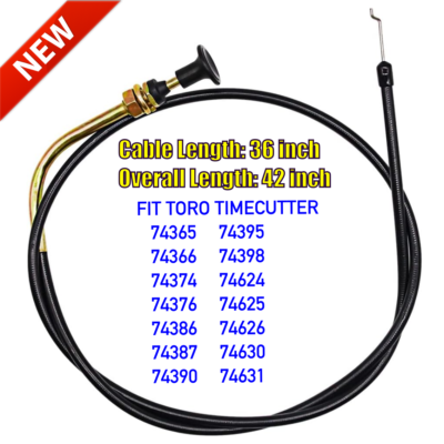 Replace For Toro TimeCutter Zero Turn Choke Cable 112-9753