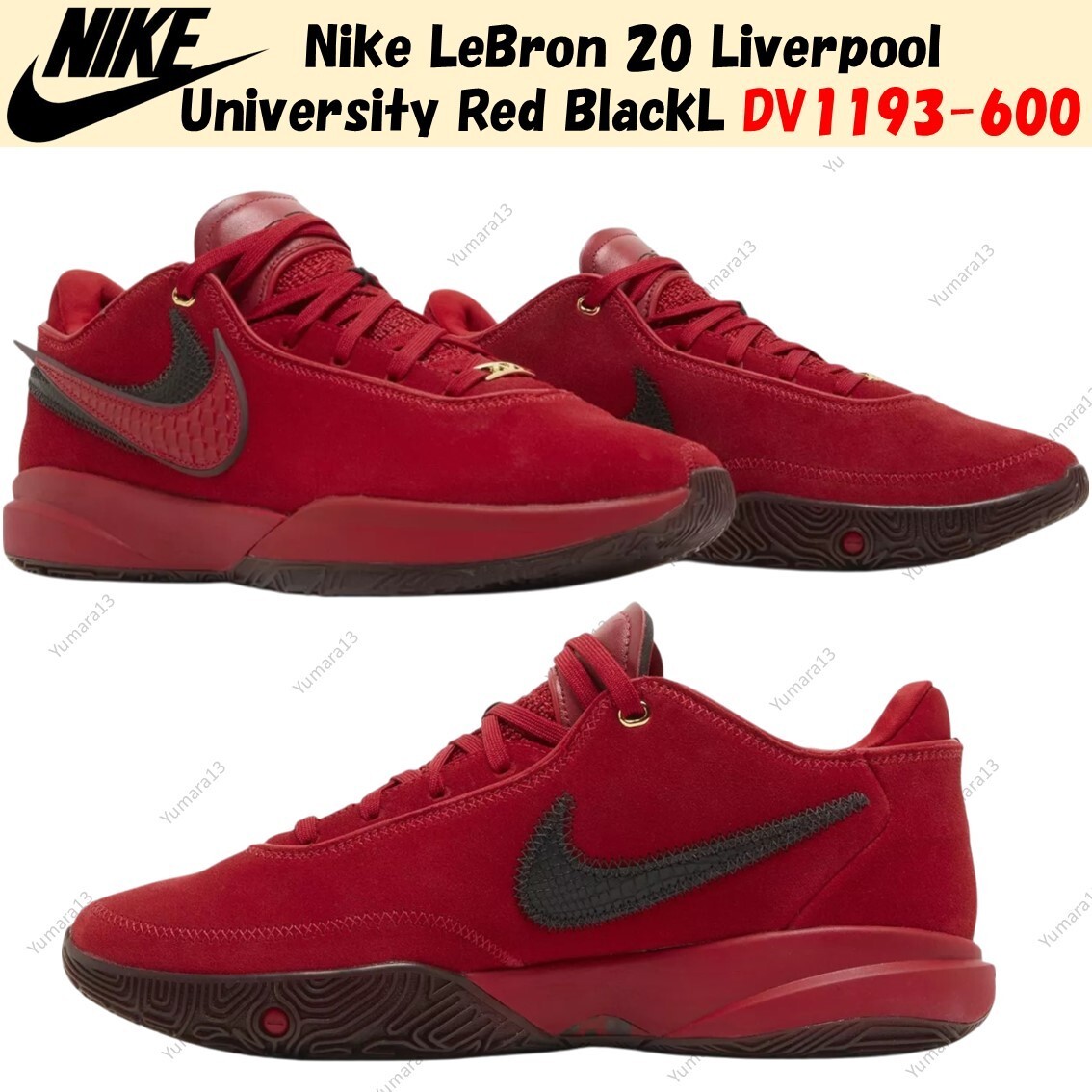 Nike Lebron XX リバプール Nike LeBron XX 20 'Liverpool' Red Black DV1193-600 Men's