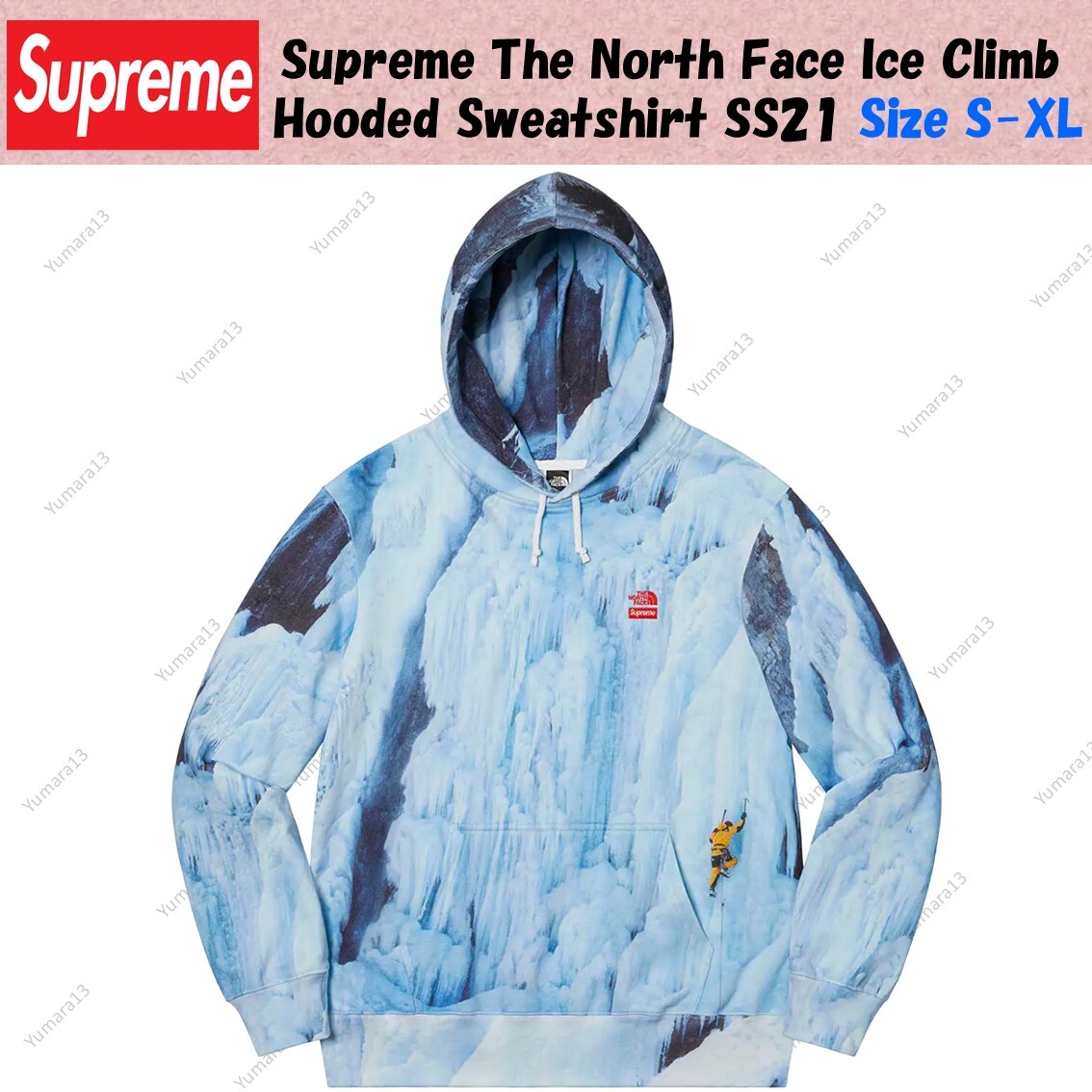 Supreme The North Face Ice Climb Hooded Sweatshirtスウェット Supreme The North Face Ice Climb Hooded Sweatshirt SS21 Size