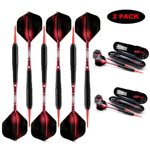 19 Grams Soft Tip Darts For Electronic Dartboard, Tungsten Barrel+Shafts+Flight