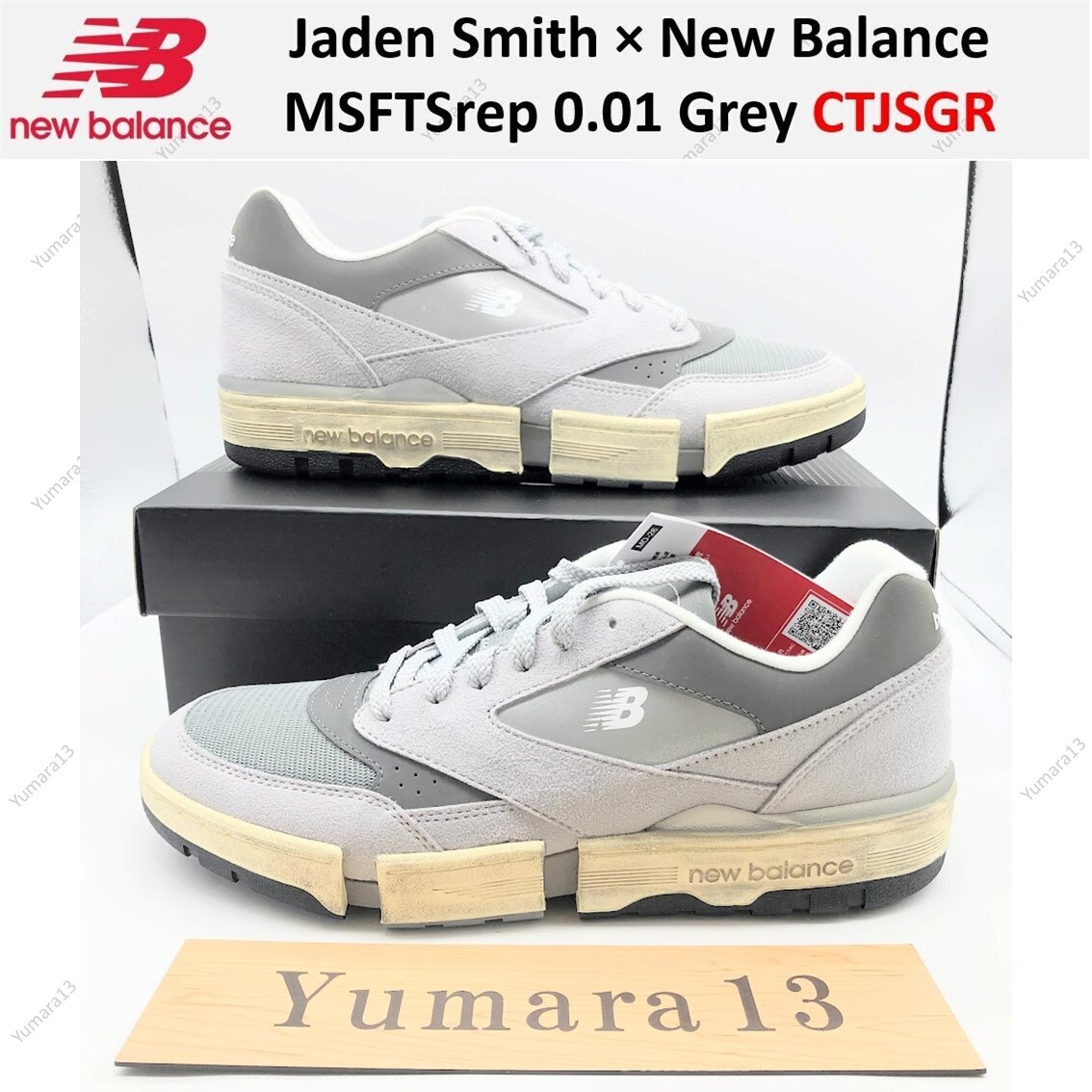関税込★New Balance x Jaden Smith★MSFTSREP 0.01 GREY★22-32 MSFTSrep x New Balance 0.01 “Grey” | Release Date & Price