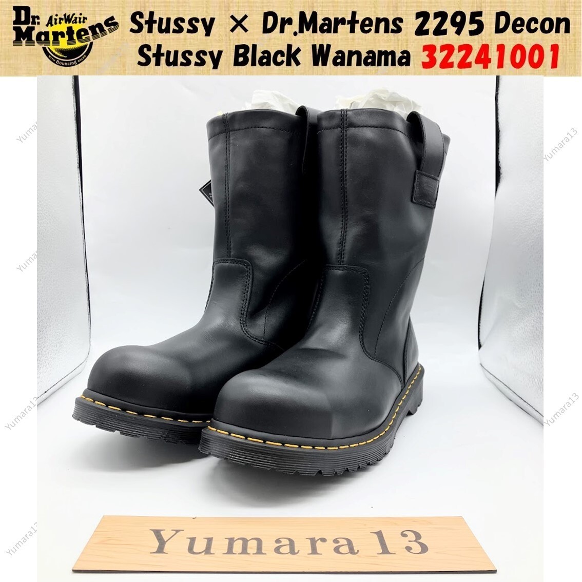 靴 Stussy Dr.Martens 2295 Decon Black Stussy × Dr.Martens 2295 Decon Stussy Black Wanama 32241001