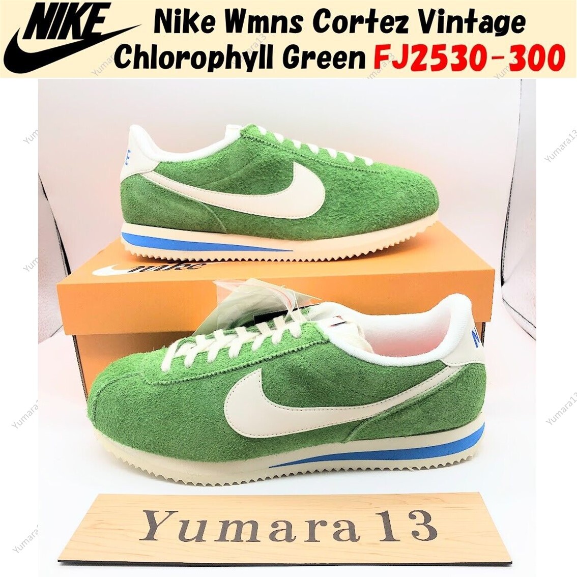 NIKE ☆ Cortez 'Vintage Green' Nike Cortez TXT Shoes 'Fir' Green Sail DZ2795-300 Women's