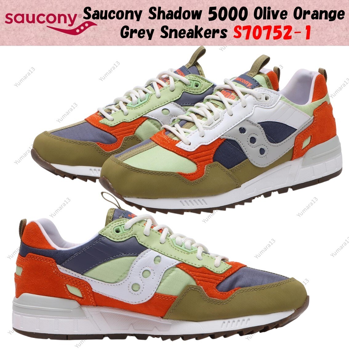 国内配送 SAUCONY SHADOW 5000 OLIVE /GRAY /ORANGE Saucony Shadow 5000 (Grey/Orange) – SNEAKER TOWN