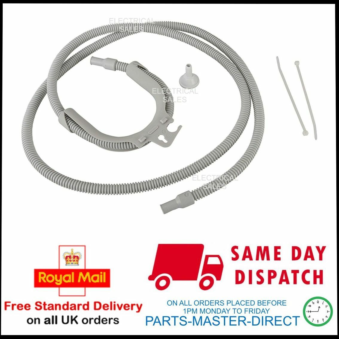 GENUINE BOSCH TUMBLE DRYER CONDENSATION 2 METRE DRAIN HOSE KIT 12013784