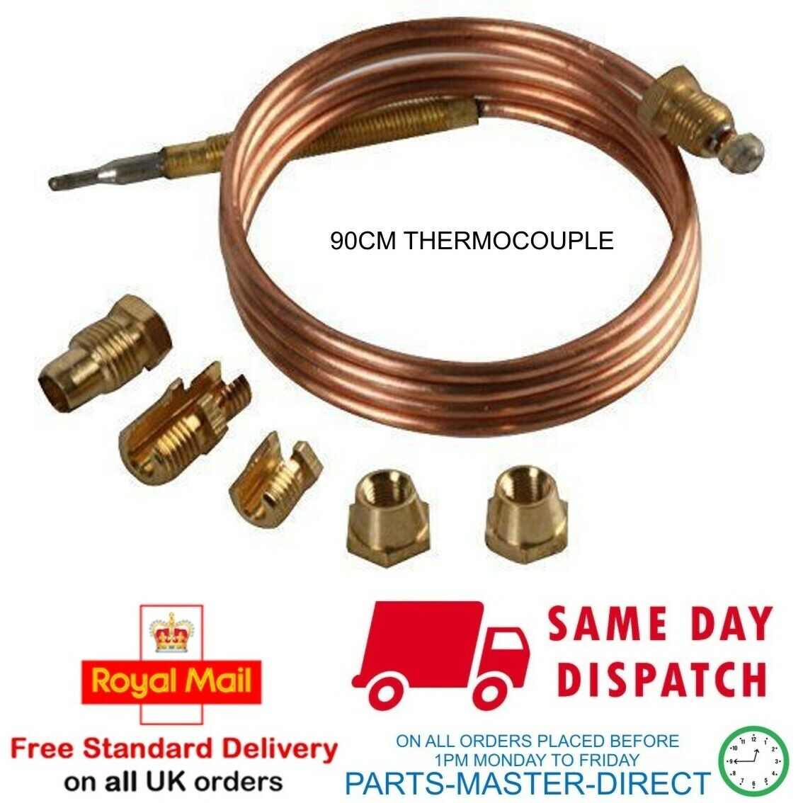 UNIVERSAL GAS OVEN COOKER THERMOCOUPLE 900mm LONG 90cm eBay