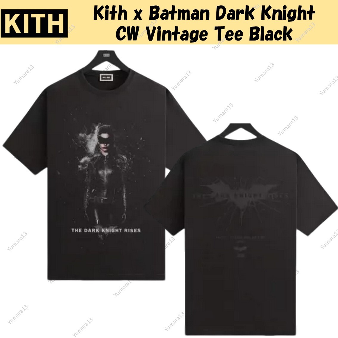 KITH X BATMAN DARK KNIGHT INTL TEE Tシャツ 🔥SOLD OUT🔥Batman | Kith Dark Knight International Vintage