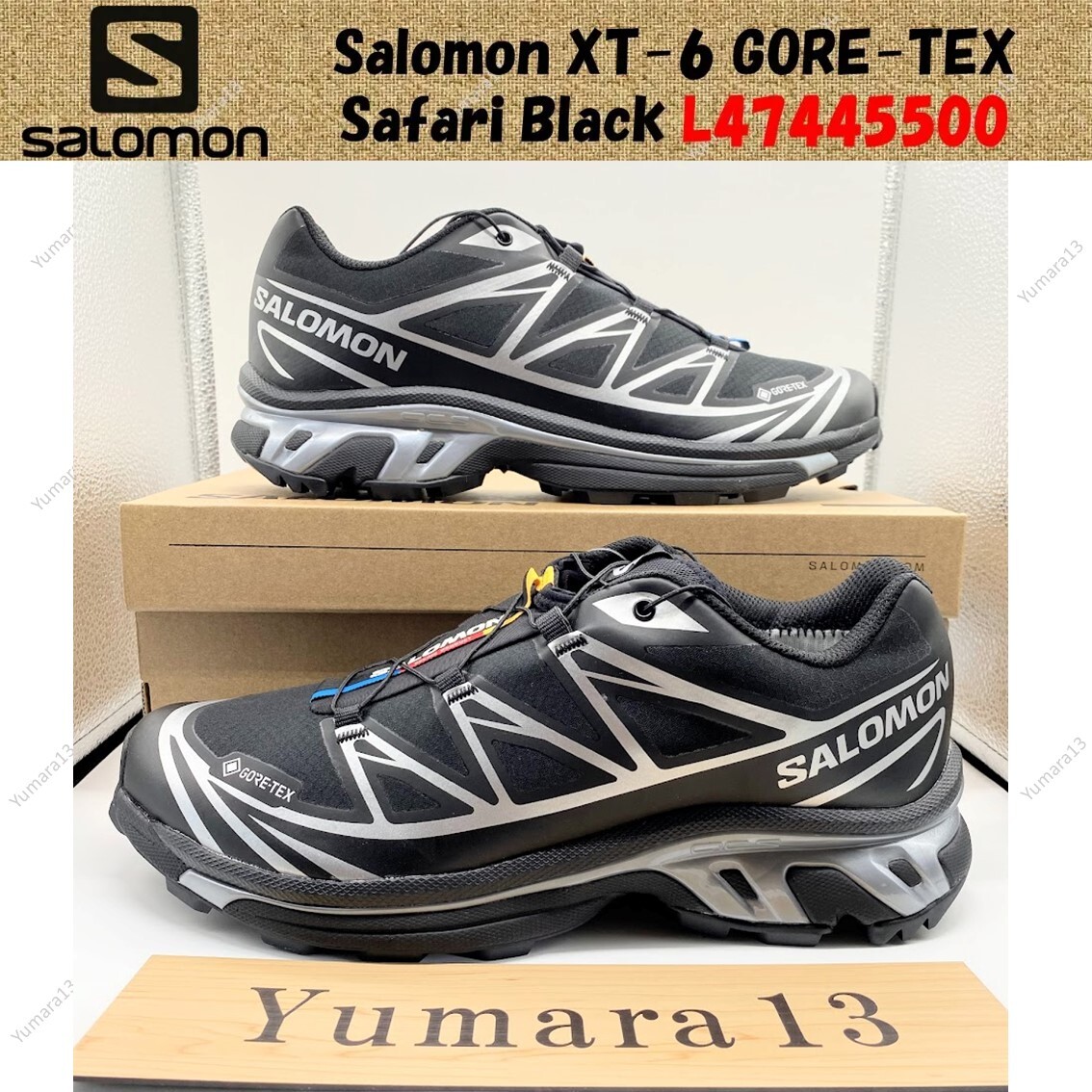 [サロモン] Salomon XT-6 GTX BLACK SILVER L47450600☆送料込☆ $_57.JPG?set_id=8800005007