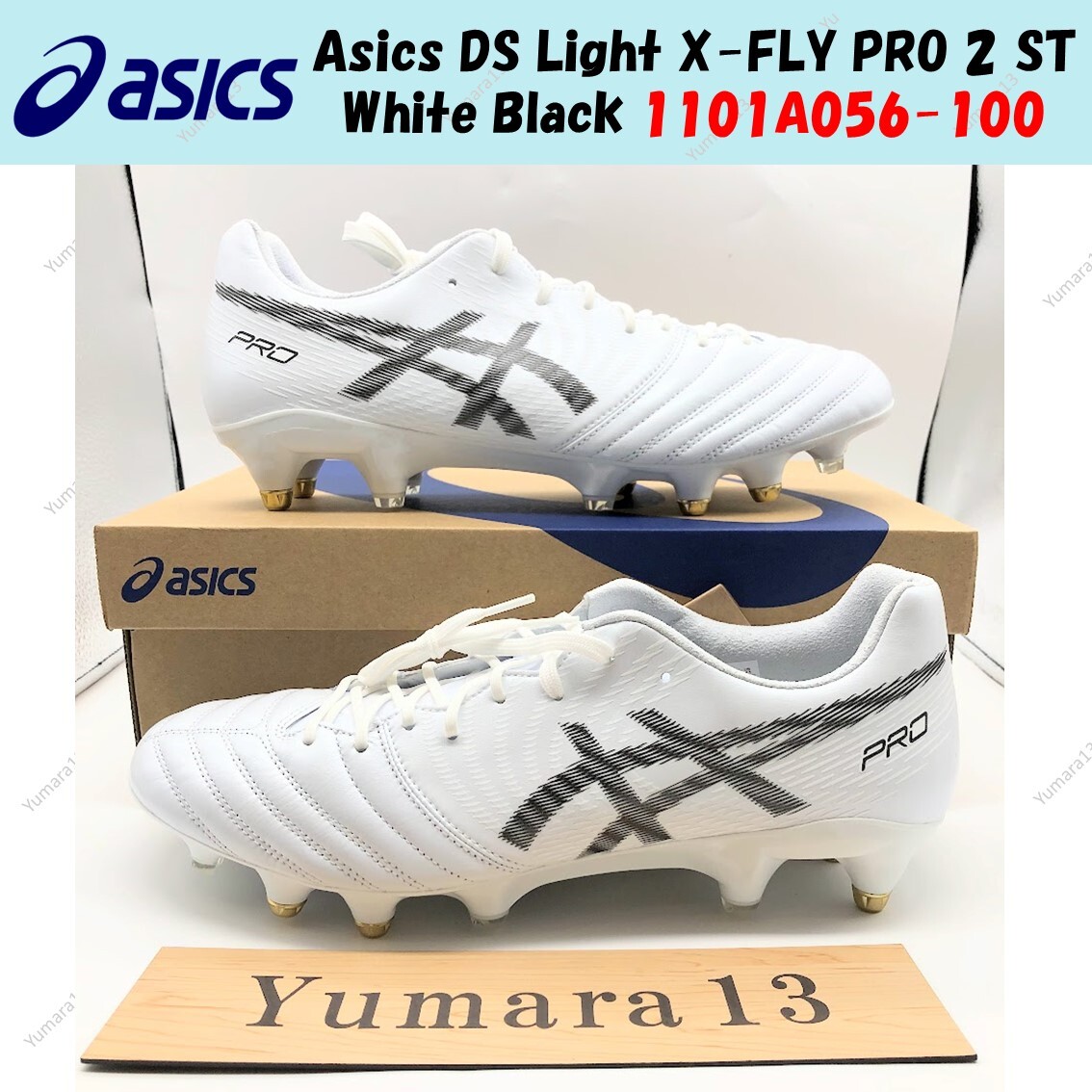 Asics DS Light X-FLY PRO 2 ST White Black 1101A056-100 Men's