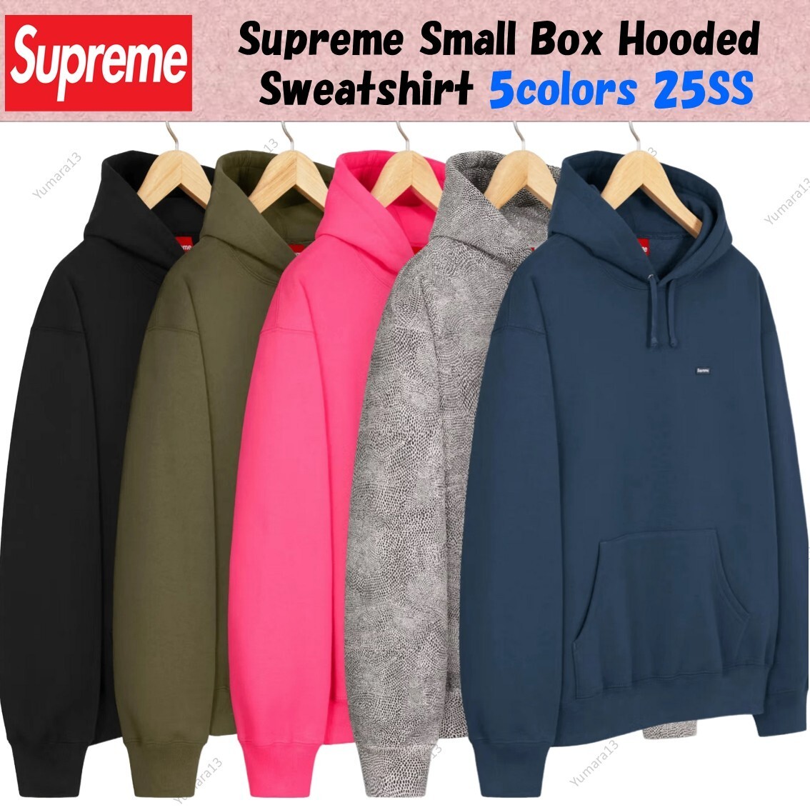 Supreme Small Box Hooded Sweatshirt 5colors 25SS | eBay