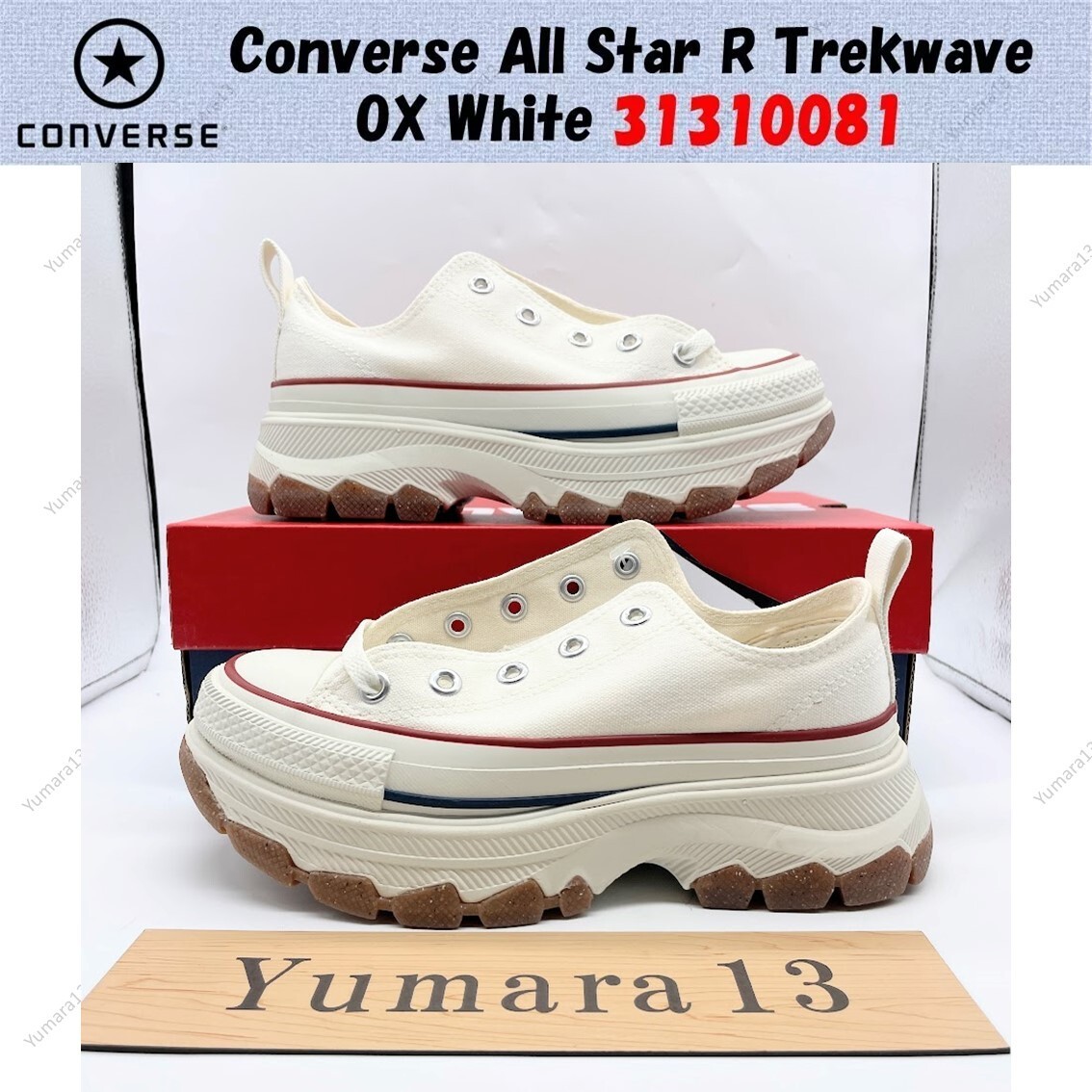 converseコンバース トレックウエーブ OX 31310081 WHITE ALL STAR Ⓡ TREKWAVE Z HI / オールスター Ⓡ トレックウエーブ