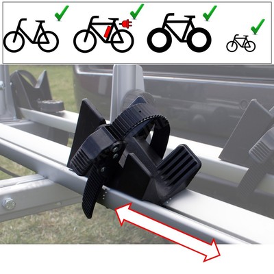 Fahrradträger Anhängerkupplung 2 Fahrräder Heckträger abschließbar eBike AHIRO2