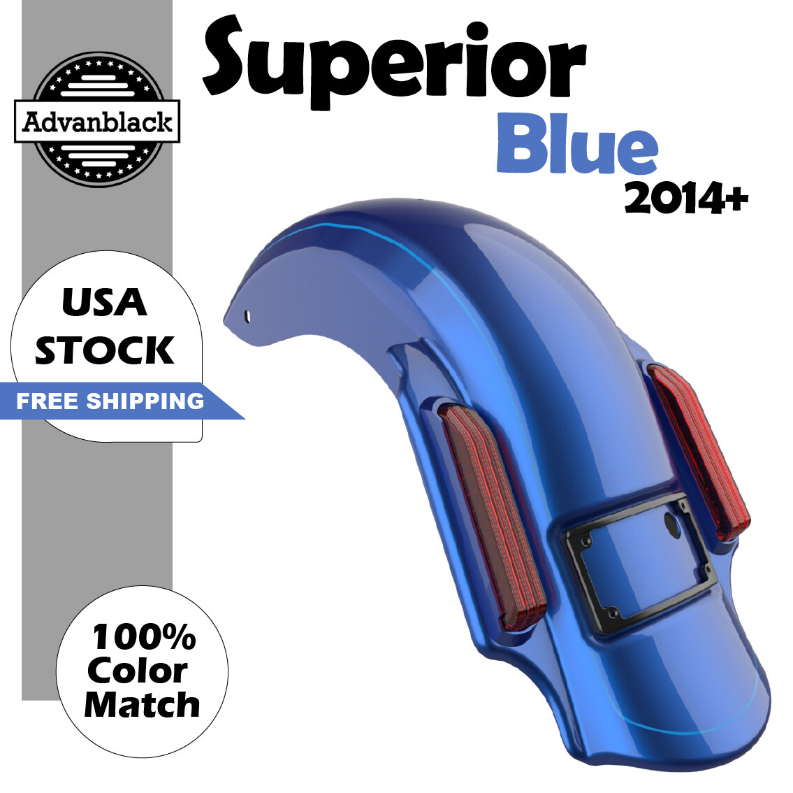 Dominator Street Stock Tail Blue Right Side Dominator Street Stock Tail Blue Right Side