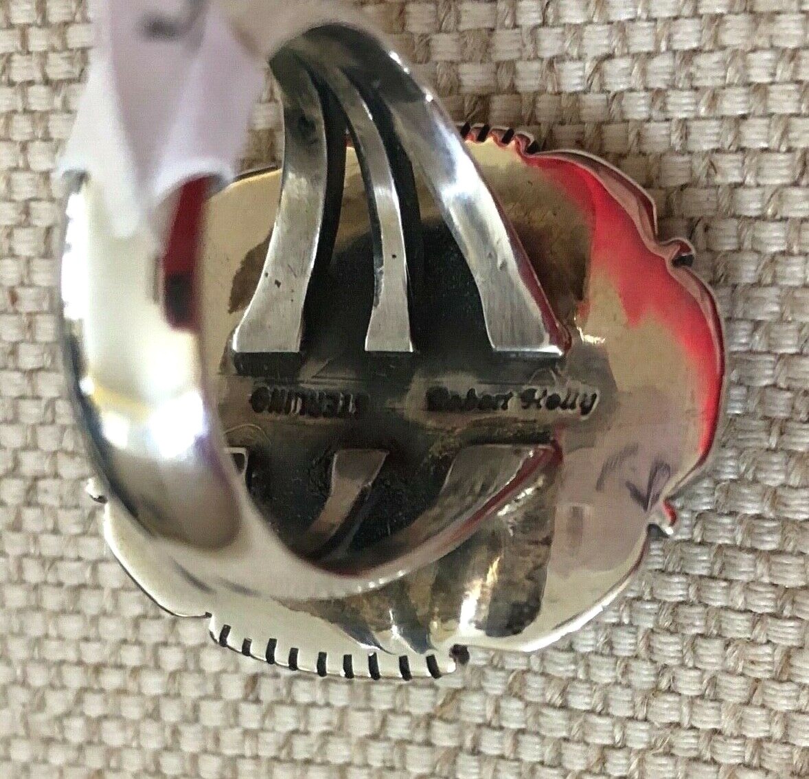 Lapis in Sterling Silver Ring Size 9 1/2 by Robert Kelly