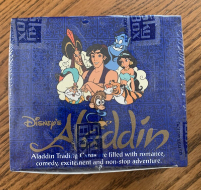 1993 Skybox Aladdin Trading Cards Sealed Box Of 36 Packs