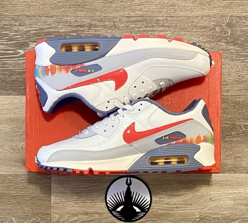 Nike Air Max 90 PRM 'Soundwave' Summit White HJ9147-121 Nike Air Max 90 PRM 'Soundwave' Summit White HJ9147-121