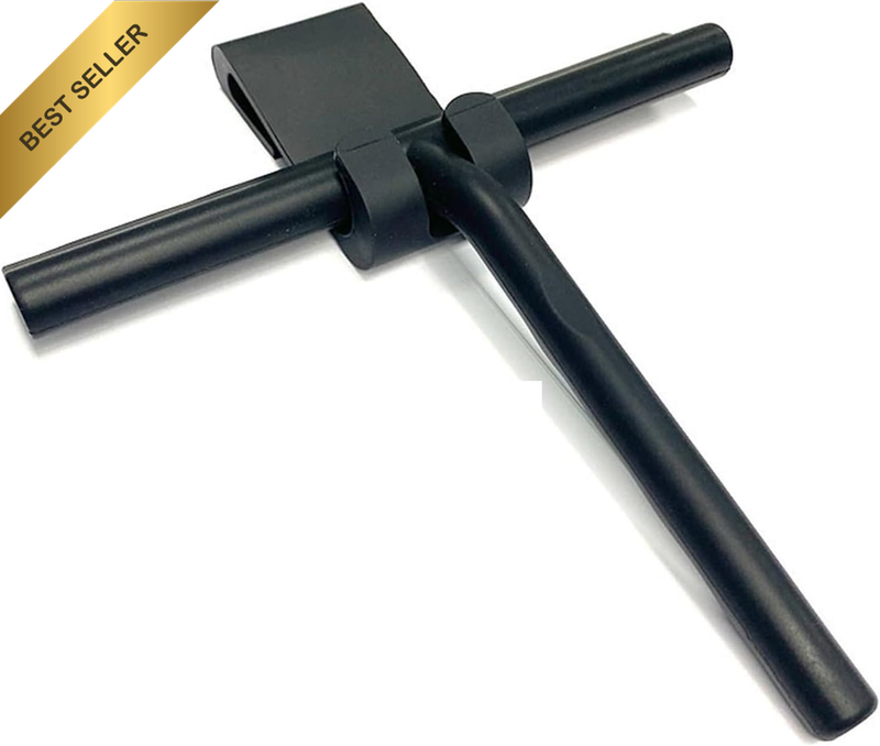 Silicone Shower Squeegee with Hanger – 8 Inch Glass Cleaner Wiper with Stainless