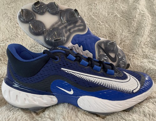 Nike Alpha Huarache Elite 4 Navy White Baseball Cleats