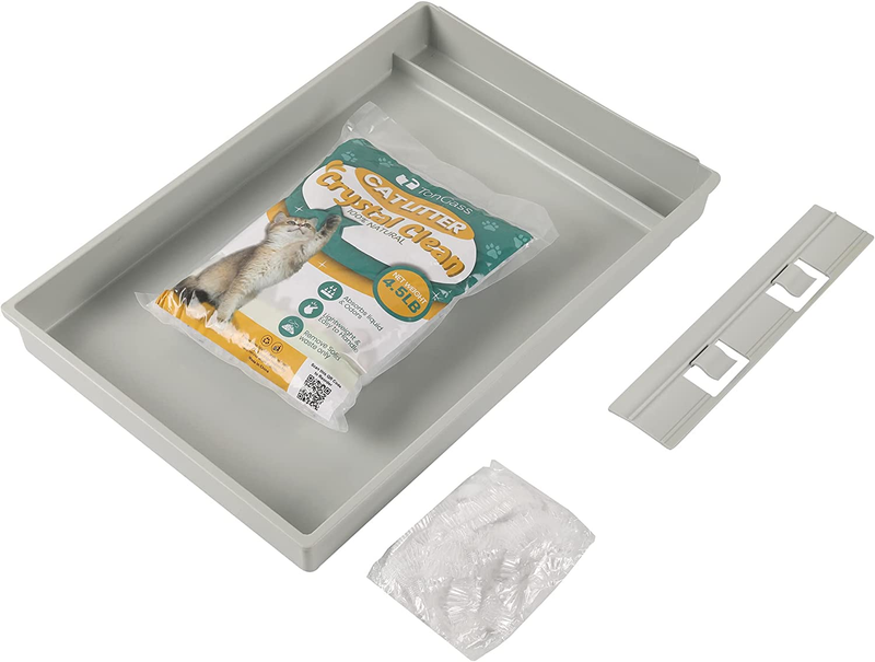 Tray Refills With 4.5 Lb Crystal Cat Litte