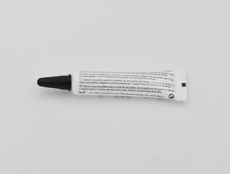 Poly Watch Plastic Crystal Glass Polish & Scratch Remover with Cloth