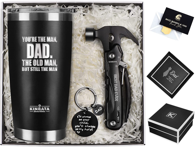 Birthday Gifts for Dad from Daughter Son Kids Gifts Box Basket All in One Multi