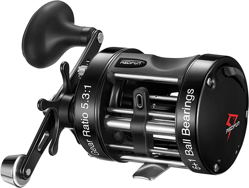 Chaos XS Baitcasting Fishing Reel, Reinforced Metal Body rou
