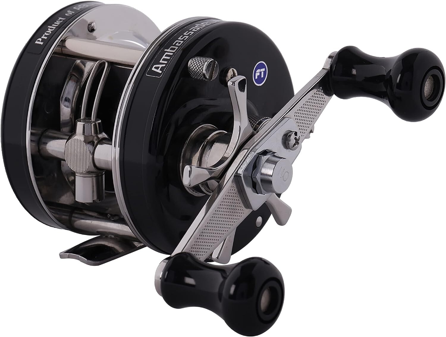 リール Abu Garcia 4601C Abu Garcia 左ハンドルABU アンバサダー 4601C ガンナーグレー