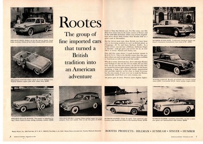 Shipping A Car/page/2 >> Details About 1959 Rootes Motors Sunbeam Hillman Singer Humber British Cars 2 Page Print Ad Shipping A Car/page/2 >> Details About 1959 Rootes Motors Sunbeam Hillman Singer Humber British Cars 2 Page Print Ad