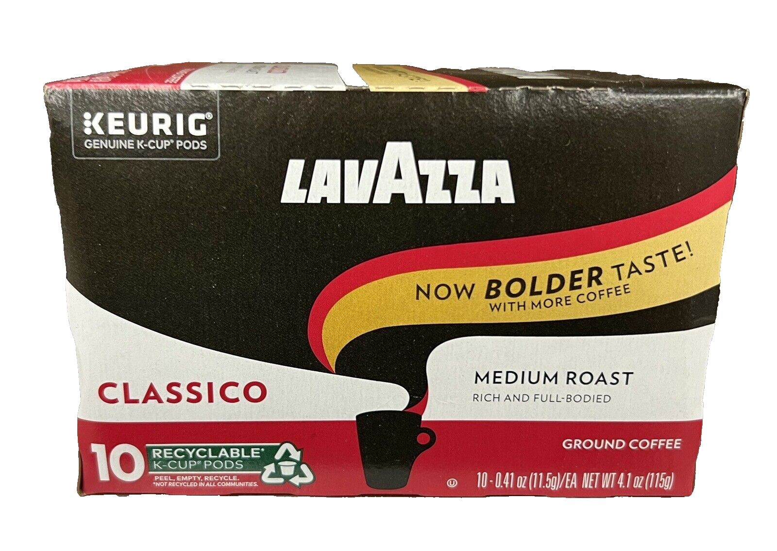 LavAzza Classico Medium Roast Coffee Keurig 10 ct K Cups 3.4 oz eBay