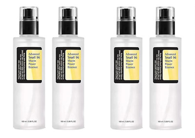 4 UNITS of COSRX Snail Mucin 96% Power Repairing Essence 3.38 oz Hydrating Serum
