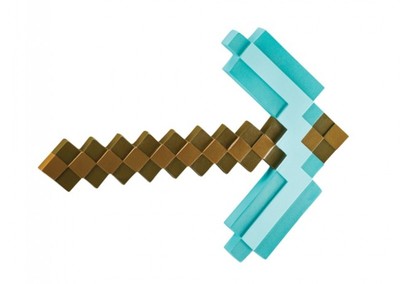 Minecraft Mining Diamond Pick Axe Toy Pickaxe Licensed Video Game Accessory