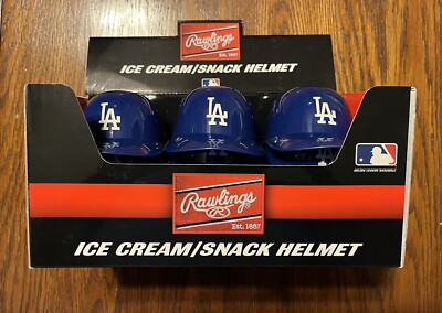 Rawlings Los Angeles Dodgers Ice Cream / Snacks Baseball Helmet - New