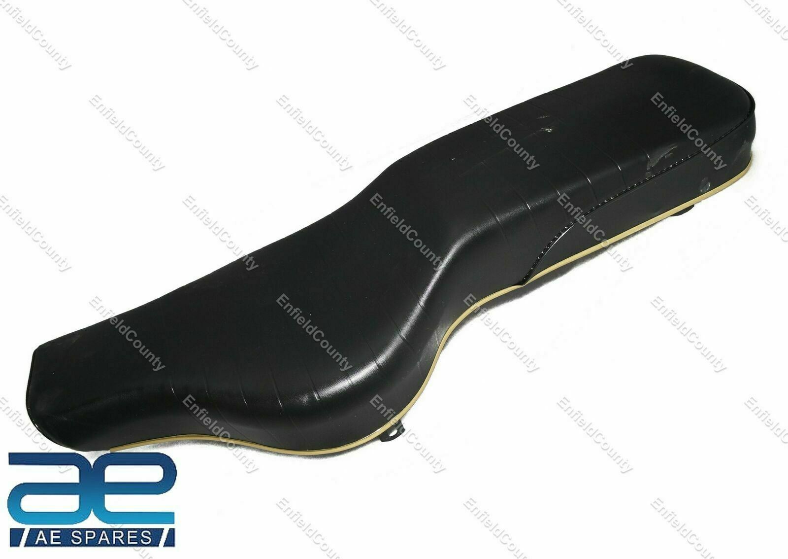 Dual Seat Black With Golden Lining for Royal Enfield Classic 350 500 