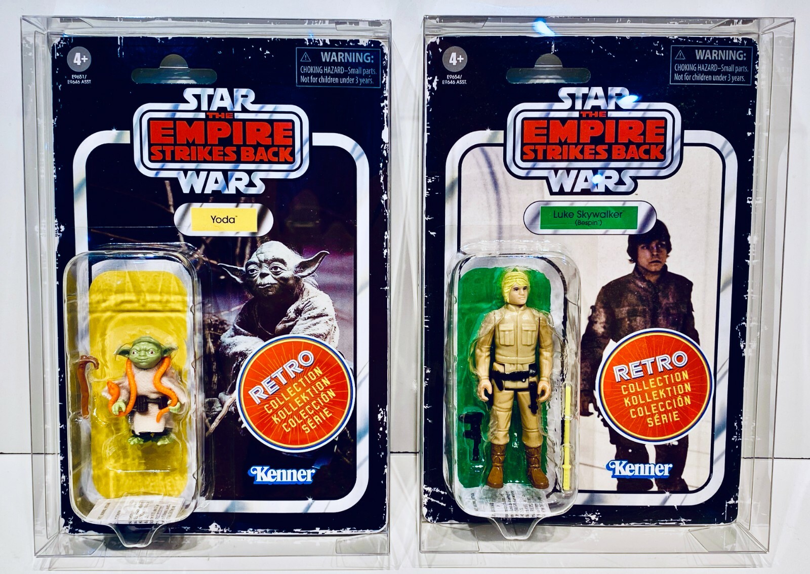 1 Box Protector For STAR WARS RETRO WAVE 2 ONLY!  Clear Case  Read Description!!