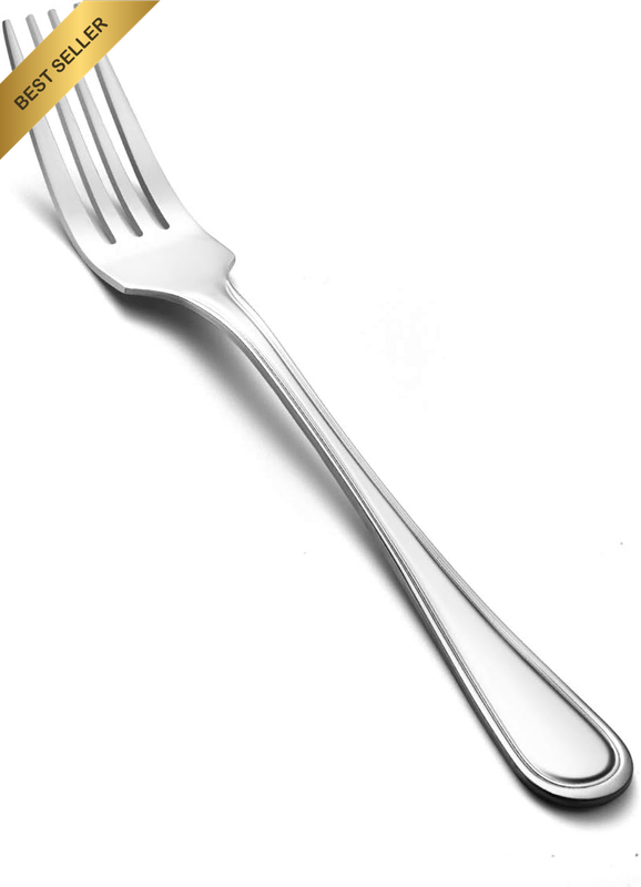 Set of 12 Dinner Forks Stainless Steel, 8 Inches, 18/10 Large Table Forks for Sa