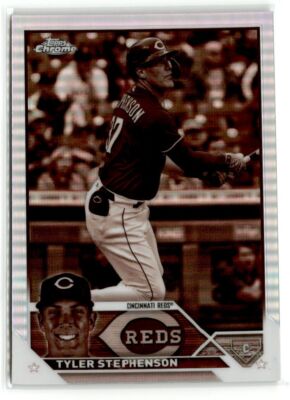 その他 Stephenson 2023 Topps Chrome TYLER STEPHENSON XFractor 162 Cincinnati