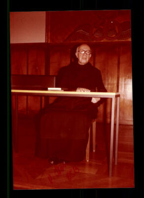 Unbekannt Abt / Kirche Foto Original Signiert # BC 180777