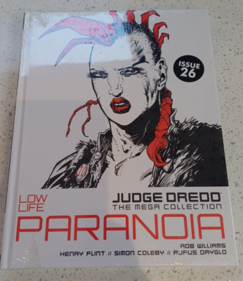 Judge Dredd Mega Collection Low Life Paranoia Hardcover New/Sealed Rob Williams