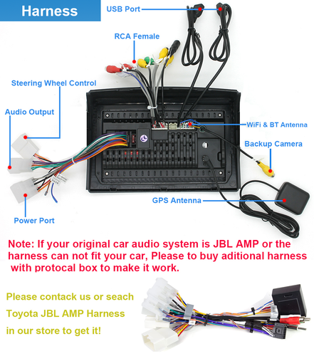 Android 13 Apple CarPlay GPS Navi BT For Toyota Camry 2007-2011 Car Stereo Radio