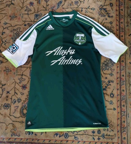 希少 adidas PORTLAND TIMBERS 13-14 HOME Portland Timbers Home football shirt 2013/14 - Adidas