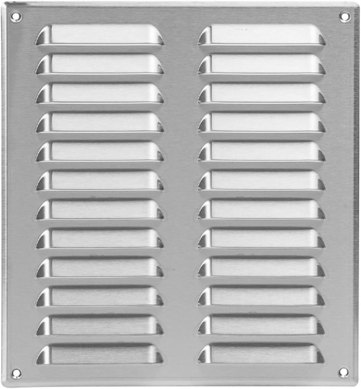 Stainless Steel Metal Air Vent Grille Cover with Insect Mesh 260x280mm / 10x11