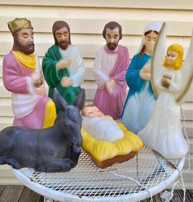 Table Top Nativity Blow Mold Set